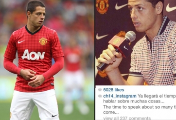 Chicharito phát thông tin lạ trên twitter
