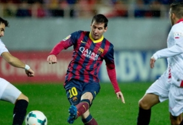 Messi nổ súng trở lại, Barca giành ngôi đầu La Liga