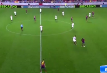 Video bóng đá: Barca thi triển tuyệt kĩ tiqui-taca trước Sevilla