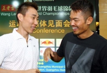 Hot: Lin Dan và Lee Chong Wei lần đầu tiên đánh đôi cùng nhau