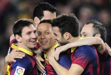 Video bàn thắng: Barcelona 6-0 Vallecano (Vòng 24 - La Liga 2013/14)