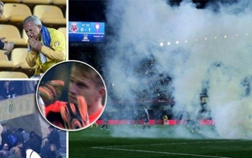 Trận đấu giữa Villarreal và Celta Vigo bị tấn công bằng lựu đạn hơi cay
