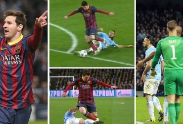 Video bàn thắng: Man City 0-2 Barca (Champions League 2013/14)