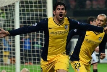 Diego Costa tỏa sáng, Atletico đánh bại Milan