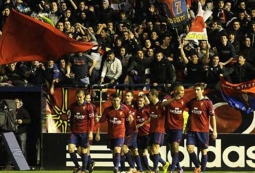 Video bàn thắng: Osasuna 3-0 Atletico (Vòng 25 - La Liga 2013/14)