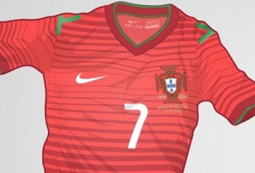 Lộ diện mẫu áo mới của Ronaldo tại World Cup 2014