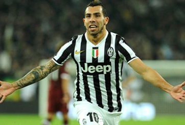 Siêu phẩm của Carlos Tevez giúp Juventus giành chiến thắng derby Turin