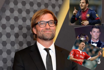 Jurgen Klopp bỏ Ronaldo và Ribery để chọn Messi