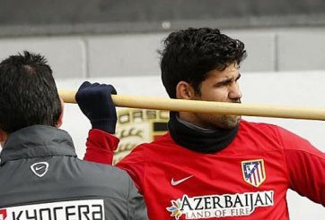 Bài tập siêu dị của Diego Costa trước derby Madrid