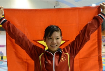 Ánh Viên giành bốn Huy chương vàng tại Mỹ