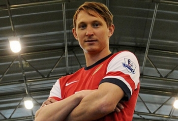 Arsenal nhận tin vui từ tân binh Kim Kallstrom