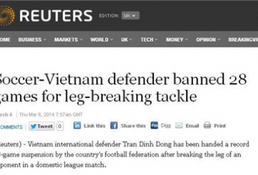 Đình Đồng bất ngờ được báo chí nước ngoài săn đón