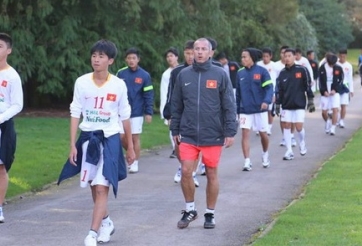 U19 Việt Nam hăng say 'luyện công' tại Trung tâm thể thao Lileshall