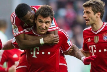 Video bàn thắng: Wolfsburg 1-6 Bayern (Vòng 24 - VĐQG Đức)