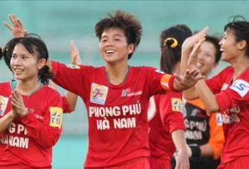 Giải bóng đá nữ VĐQG 2014: Phong Phú Hà Nam vô địch lượt đi