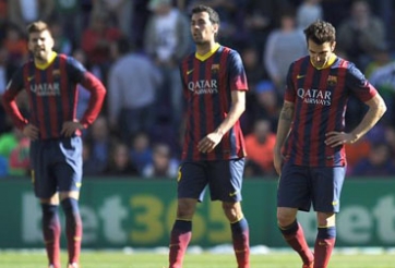 Barca thiệt đủ đường sau thất bại trước Valladolid