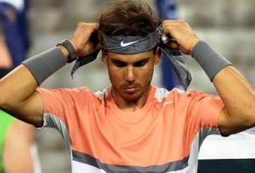 Rafael Nadal 'ngã ngựa' tại vòng 3 Indian Wells Masters