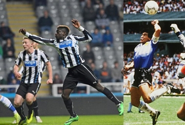 Maradona chào thua màn tái hiện ‘bàn tay chúa’