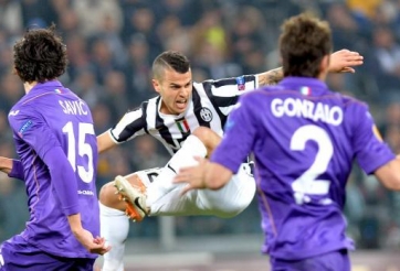 Video bàn thắng: Juventus 1 - 1 Fiorentina (Europa League)