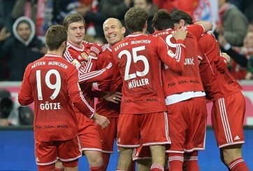 Bayern Munich cán mốc 50 trận liên tiếp bất bại tại Bundesliga