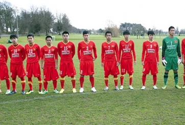 U19 Việt Nam thua 1-2 Liên quân JMG Bỉ-Ghana