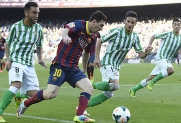 Video bàn thắng: Barcelona 3-1 Real Betis (VĐQG Tây ban Nha 2013/14)