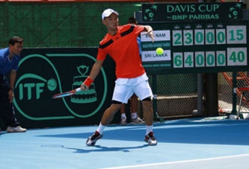 Play-off Davis cup 2014: Hoàng Thiên tỏa sáng, Việt Nam vẫn không thể trụ hạng