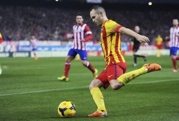 Atletico Madrid - Barca: Trận thứ 500 của Iniesta