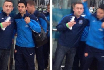 Mikel Arteta bị fan Everton ‘chơi khăm’