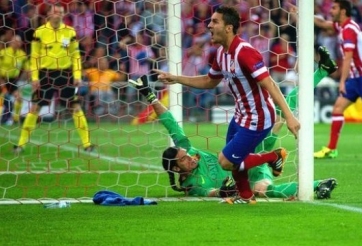Video bàn thắng: Atletico 1-0 Barca (Champions League 2013/14)
