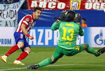 Video bóng đá: Xem các cầu thủ Atletico liên tiếp bắn phá khung thành Barca