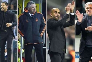 Cuộc đấu trí của bốn HLV tài năng tại bán kết Champions League