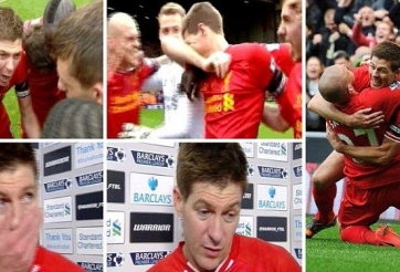 Gerrard khóc trong ngày vinh quang của Liverpool ở Anfield