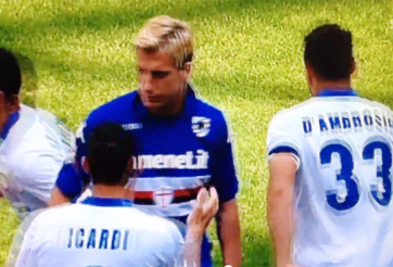 Video bóng đá: Maxi Lopez không thèm bắt tay tình địch Icardi