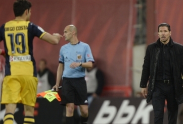 Simeone: 'Diego Costa xứng đáng với danh hiệu Quả bóng Vàng'