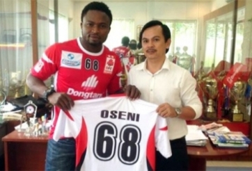 Tiền đạo Oseni chính thức gia nhập ĐT.Long An