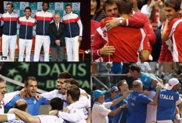 Davis Cup 2014: Thụy Sỹ, Ý, Pháp giành vé vào bán kết