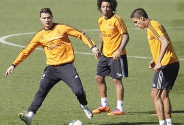 Bình phục chấn thương, Ronaldo trở lại tập luyện cùng đồng đội