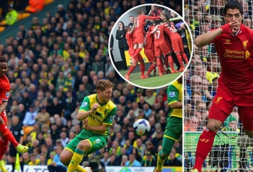 Norwich 2-3 Liverpool: Sterling đưa The Kop tiến gần hơn đến ngôi vô địch