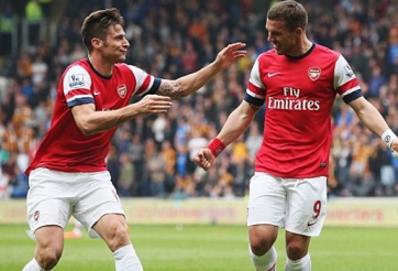 Hull City 0 - 3 Arsenal: Podolski giúp Pháo thủ vững Top 4