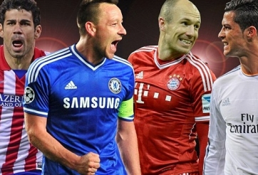 Trước vòng bán kết Champions League: Cân tài cân sức