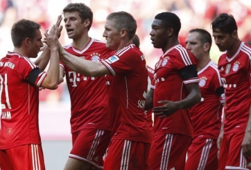 Video bàn thắng: Bayern 5–2 Bremen (VĐQG Đức 2013/14)