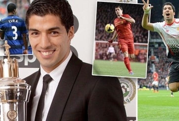 Luis Suarez giành danh hiệu Cầu thủ xuất sắc nhất năm
