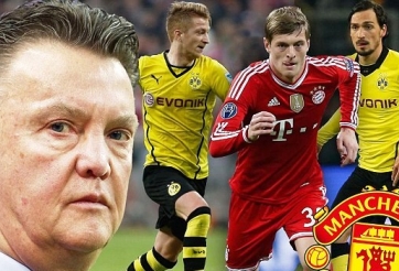 Van Gaal quyết đưa Kroos, Reus, Hummels về MU