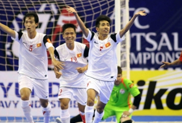 Việt Nam vào tứ kết giải Futsal Châu Á