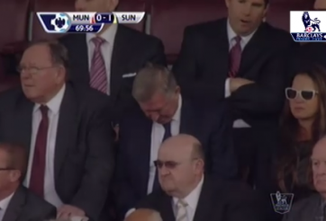 VIDEO: Xem MU, Sir Alex ngủ gật trên khán đài