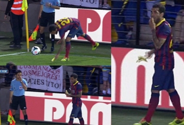 Đã bắt được kẻ ném chuối vào Dani Alves