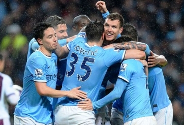 Man City 4-0 Aston Villa: Người hùng Dzeko lập cú đúp