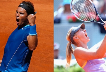 Madrid Master: Nadal và Sharapova tốc hành vào chung kết
