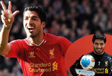 Luis Suarez lập 'poker' danh hiệu cá nhân ở Premier League